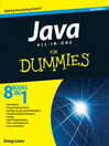 Java<small>TM</small> All-In-One Desk Reference For Dummies®